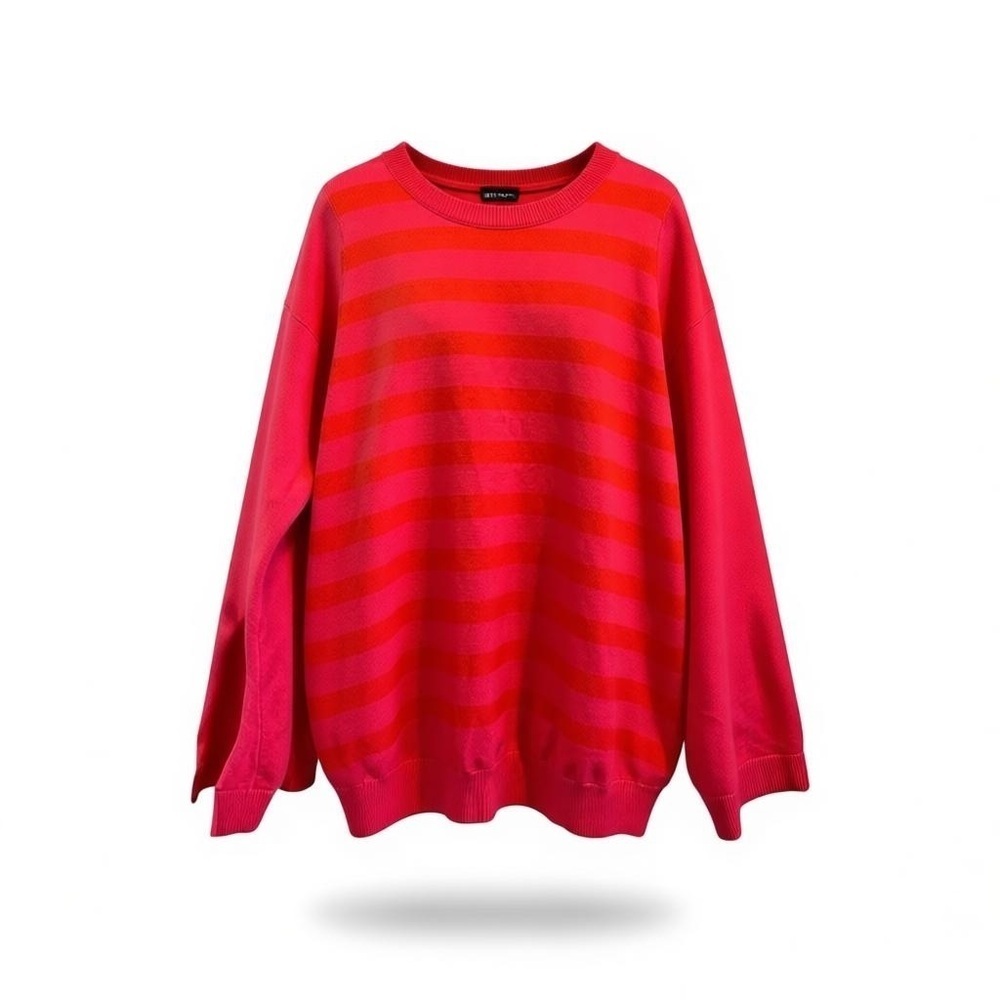 NEW ava lightweight crew sweater with cutout bell sleeves